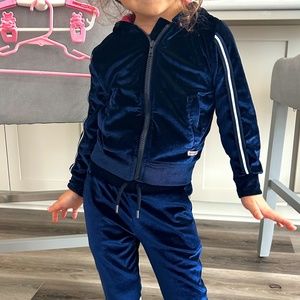 HUDSON Velour Track Suit for Kids